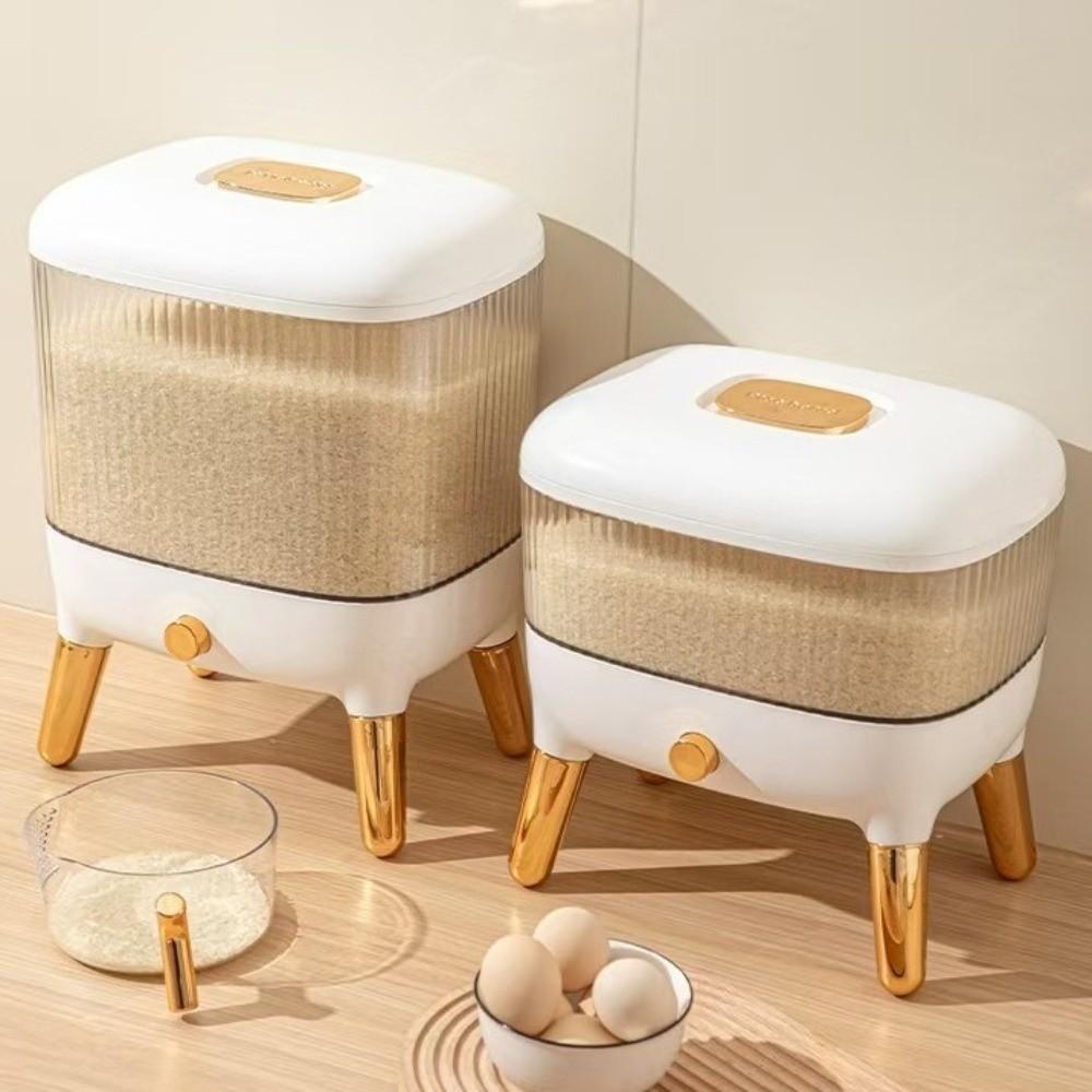 Press Type Rice Storage Container Thickened Dry Food Storage Box  Food Preservation