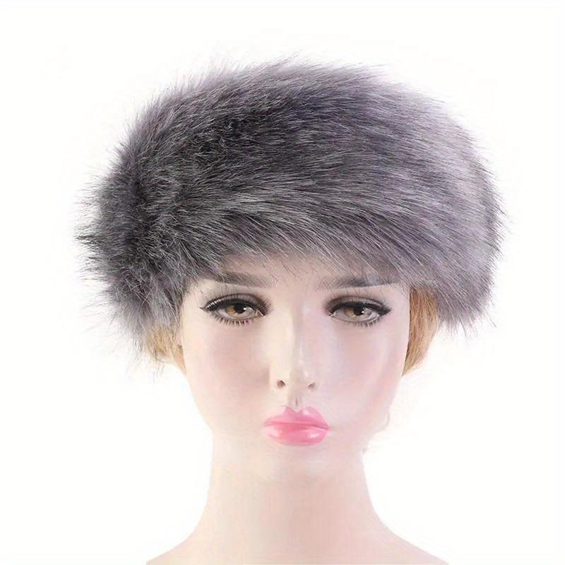 Winter Imitation Fox Fur Keepwarm Headband Fashionable Hair Accessories For Women Girls