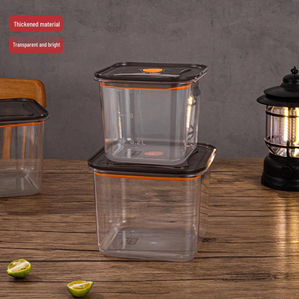 Clear Plastic Kitchen Storage Jar for Cereal and Grains