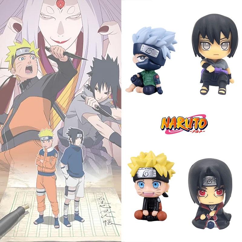 Cute Q Version Sitting Naruto Kakashi Sasuke Itachi Car Decoration