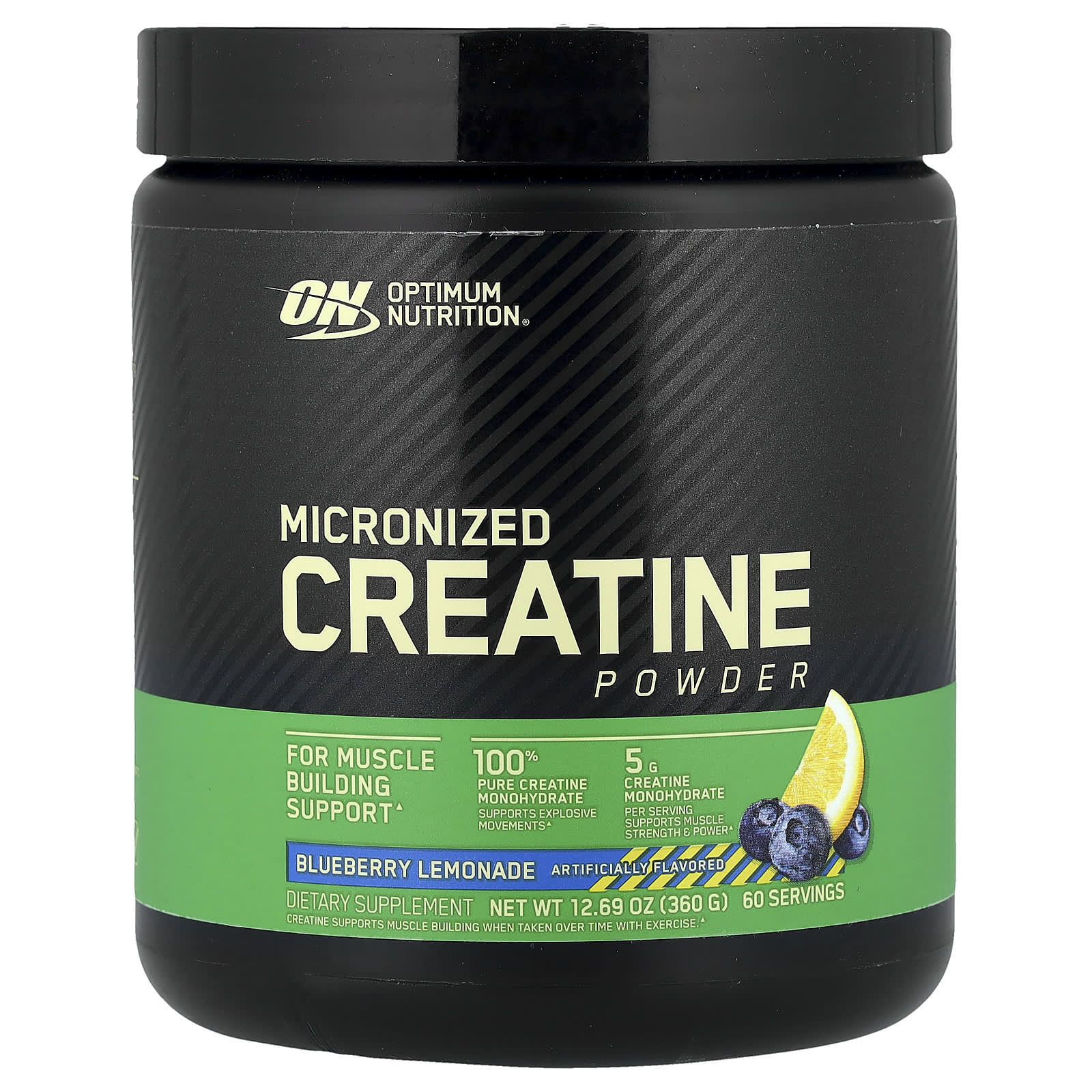 

Micronized Creatine Powder, Blueberry Lemonade, 360G(12.69Oz)