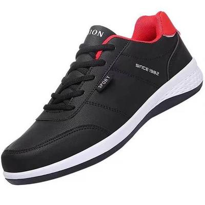 Fashionable Men's Casual Shoes Breathable Casual Shoes Waterproof Leather Shoes Sports Shoes