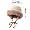 Winter Trapper Hat Thickened Headgear With Ear Flaps Winter Hat For Cold Protection Hiking Commuting Riding Traveling Indoor