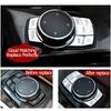 Silver Car CIC IDrive Multimedia Control Button Cover For BMW 1 2 3 4 5 6 7 X3 X4 X5 X6 F20 F22 F30 F34 F36 F10 F02 F06 F25 F15