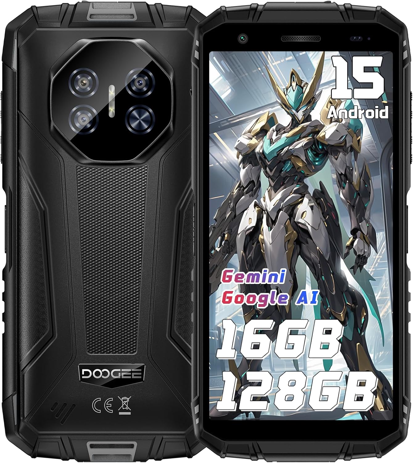 

Мобільний телефон DOOGEE Fire3 Pro 16 ГБ+128 ГБ Дисплей 5,5 16 МП 8350 мАг Android 15 сірий