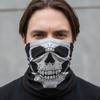 Neuer Schal Totenkopf Herren Sturmhaube Winddicht Atmungsaktiv Motorradhelm Bandana Gesichtsbedeckung Radkappen
