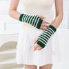 Fingerless Knitted Mittens Knitted Fingerless Gloves Gifts Wrist Warmers  Fall Winter Wear