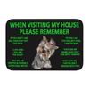Lovely Pug Dog Front Door Floor Entrance Mats Outdoor Bathroom Kitchen Doormat Garden Carpet Rug