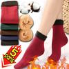 1/5pairs Winter Warm Solid Women Socks Thicken Thermal Socks Wool Cashmere Black Skin Seamless Snow Sock Velvet Unisex Socks