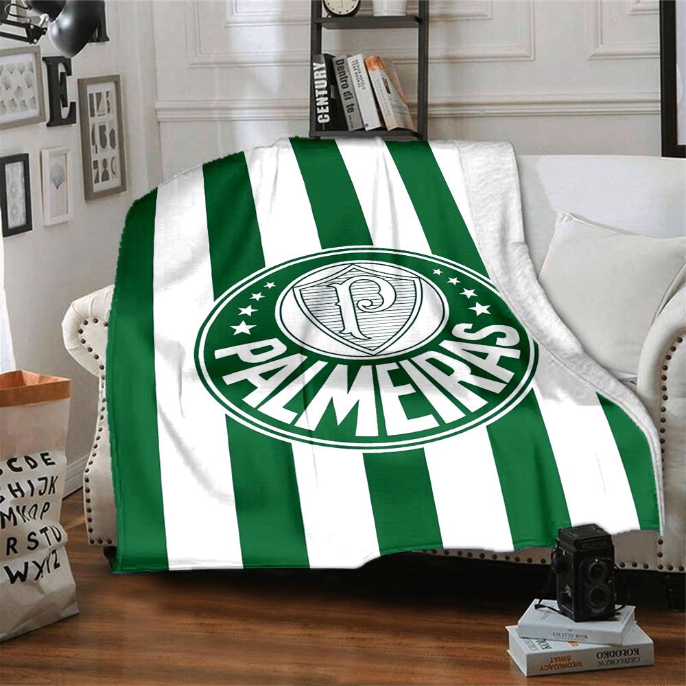Palmeiras Theme Printed Blanket - Perfect for Couch, Bed, Travel & Outdoor Use | Machine Washable, Cozy & Durable.