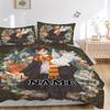 Custom Textile Harry Potter Floral Bedding 3 Piece Set HD Print Duvet Cover Pillowcases for Teens Adult Bedroom Decoration