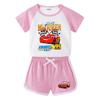 2025 Kids' Summer Clothing Set: Unisex Baby Shorts & T-Shirt Two-Piece for Casual Sports