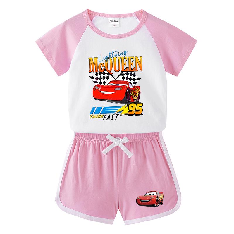 2025 Kids' Summer Clothing Set: Unisex Baby Shorts & T-Shirt Two-Piece for Casual Sports