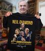 Neil Diamond 57. Rocznica 1962-2019 Koszulka Klasyczna Czarna Unisex S-4XL 1V0433