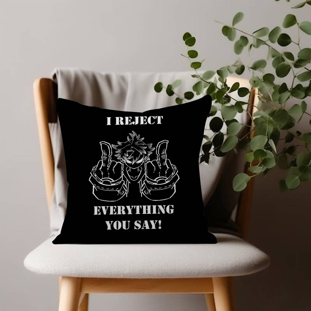 Cartoon Cool Manga Fashion Decorative Pillowcase Throw Cover GGachiakuta Pillow Case Cushion For Living Room Square Home Decor