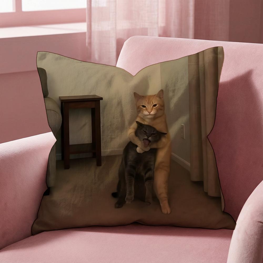 memes1 Cushion Cover Multi-Scene Pillow Cover for Home & Car - Reversible, Soft & Durable for Daily Use