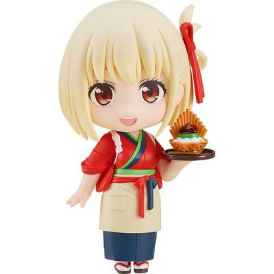Nendoroid Licorice Recoil Senzoku Nishikigi Café Licolico Uniforme Ver. Figura móvel pintada de plástico sem escala
