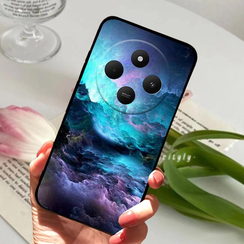 For Redmi 14R 5G Case 14 R Shockproof Silicone TPU Balck Matte Phone Cover For Xiaomi Poco C75 4G C 75 Protective Bumper Fundas