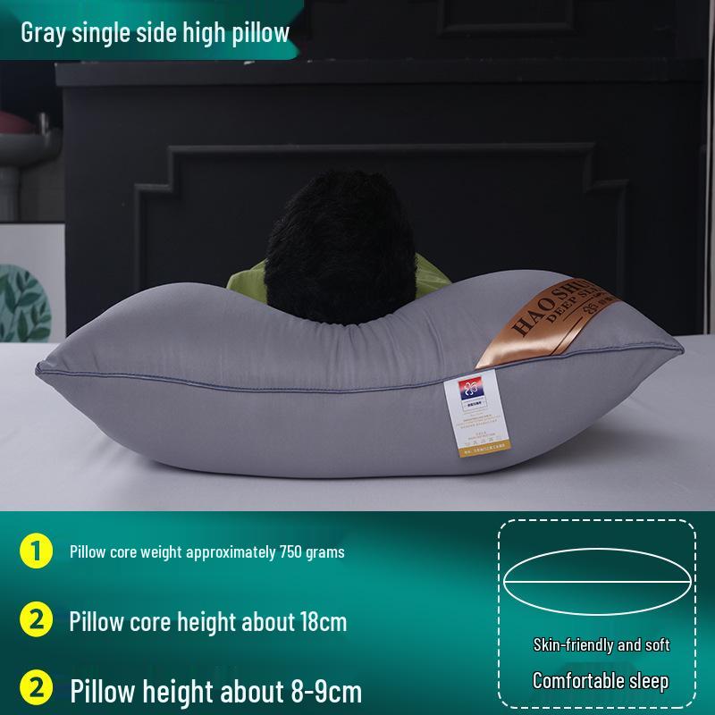 Luxury Hotel-Quality Pillowcase & Neck Support Pillow Set - Pair Pack for Better Sleep