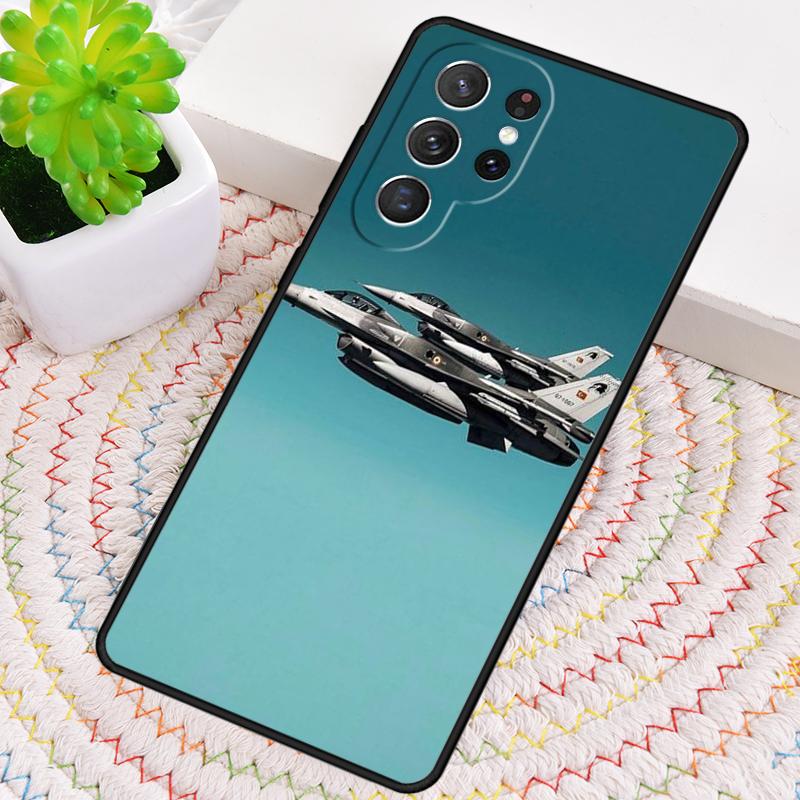 Fighter Plane In The Sky Phone Case for Samsung Galaxy Note 10 Pro S26 Ultra S23 S24 FE S25 S21 S22 PLUS Shockproof Cove