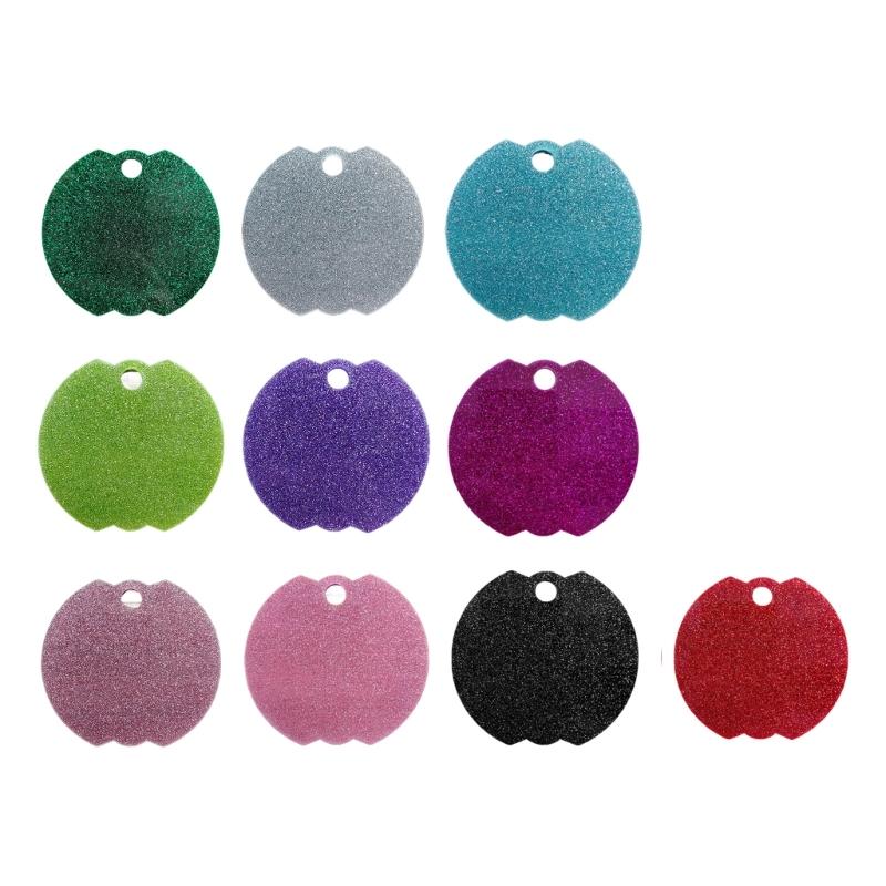 Set Of 10 Waterproof Acrylic Nameplate 40oz Cups Labels Identifier Tumblers Strong Adhesive Name Plate Cup Lid Toppers