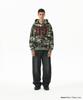 Mahagrid Camo Applique Zip Up Hoodie Green(Mg2Ffmm499A)