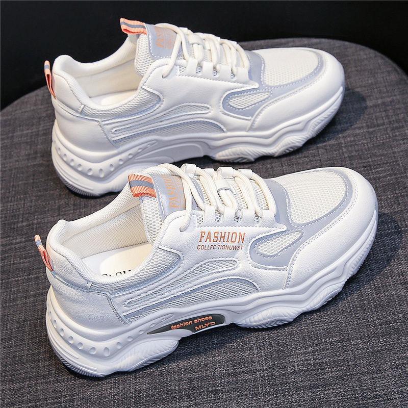 Women's Shoes Casual Fashion Spring New Mesh Platform Sports Casual Shoes White Shoes Women's Shoes