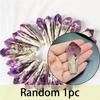 Natural Uruguay Amethyst Backbone Crystal Scepter Wand Single Point Cluster Crystal Wand Home Decoration Mineral Specimen Gift