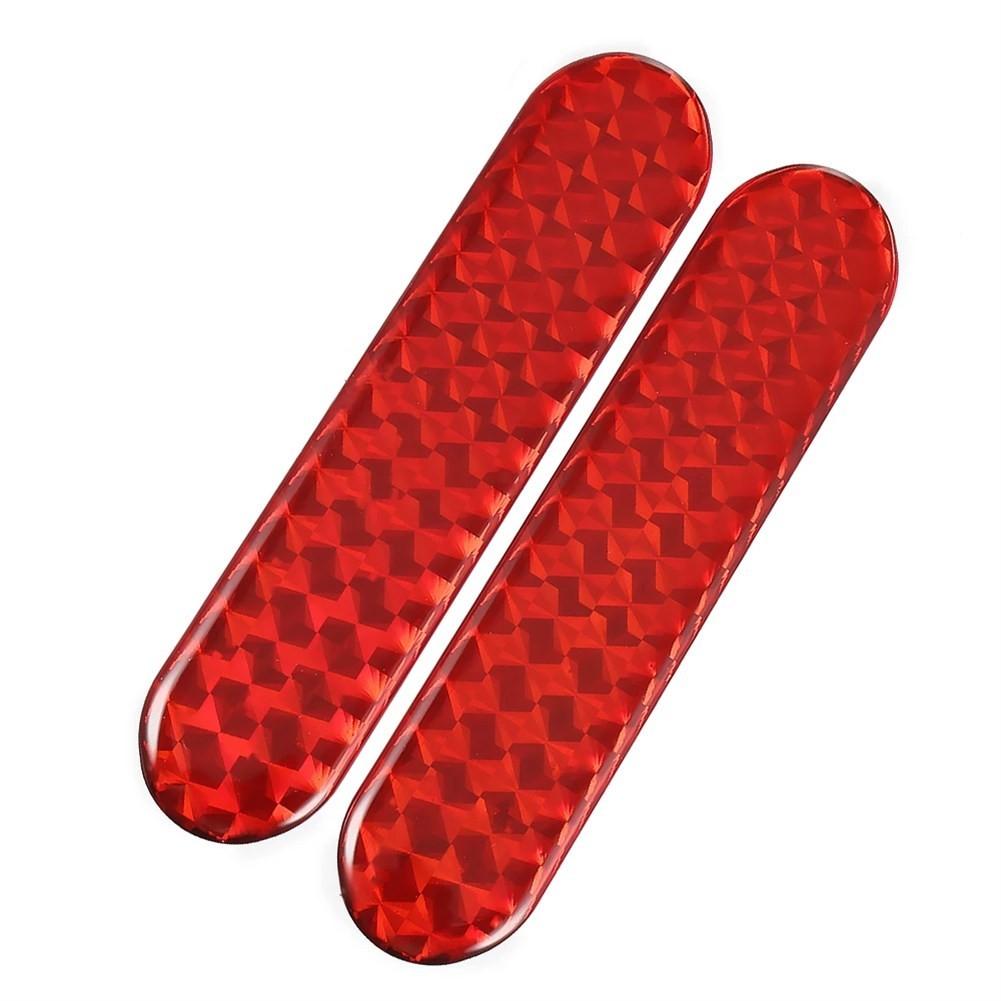 Decal Sticker Car 2x Decor Epoxy+PVC For Car Wheel Eyebrow Replacement красный