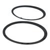 4pcs/set For Mini For Cooper Gloss Black Headlight Rings Trims+ Taillight Rings Trim New For Mini F55/F56/F57 14-21