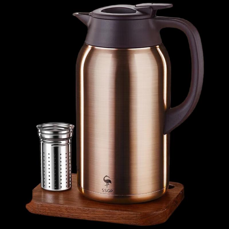Sansi Steel 316SS Insulated Thermos with Tea Filter