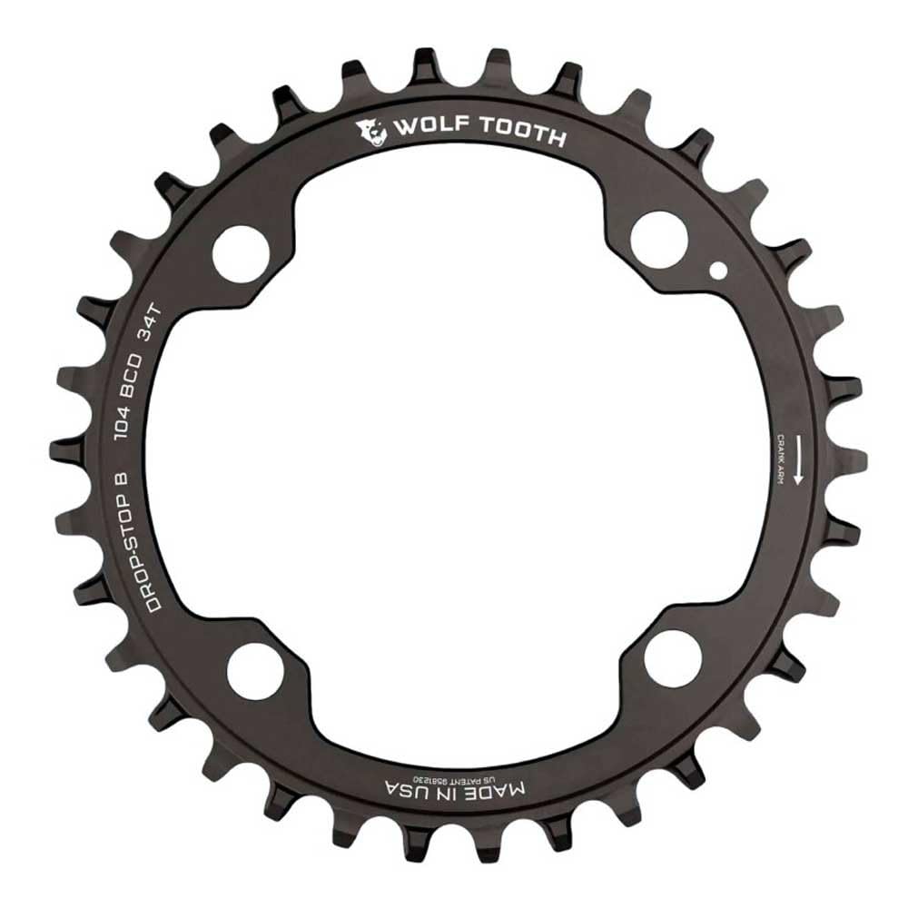 Wolf Tooth 104 BCD Chainring 34T B Drop-Stop