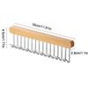 8/12 Hooks Retractable Wood Clothes Hanger Multi-functional Bra Storage Hanger Wall-mounted Wardrobe Hanger Clothes Organizer