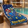 Super Mario Custom Name Beach Towel Large Soft Towel for Indoor Bathroom Outdoor Beach