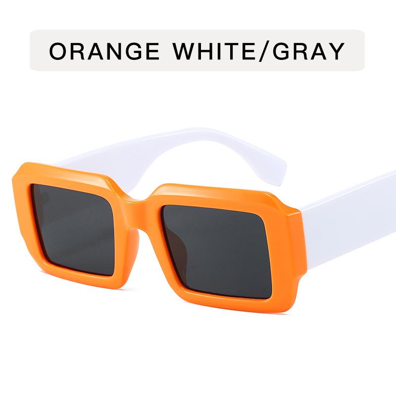 Rectangle Shape Men's Sun Glasses European American Style Anti-reflective Sunglasses for Women Holiday Travelling Sun Glass
