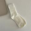 Ladies Autumn Winter Thickened Sweet Soft Waxy Solid Color Medium Tube Pile Socks