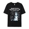 Unisex T-Shirt Lustige Sibirische Husky Anatomie Hundeliebhaber Geburtstagsgeschenk T-Shirt Baumwolle Bedrucktes T-Shirt
