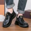 Fleece and Thickened Cotton Boots, Fashionable Men's Cotton Shoes, Warm Snow Boots, Dad's Shoes