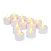 12pcs/set LED Candles Lights with Frosted Cups Yellow Light AC100-240V