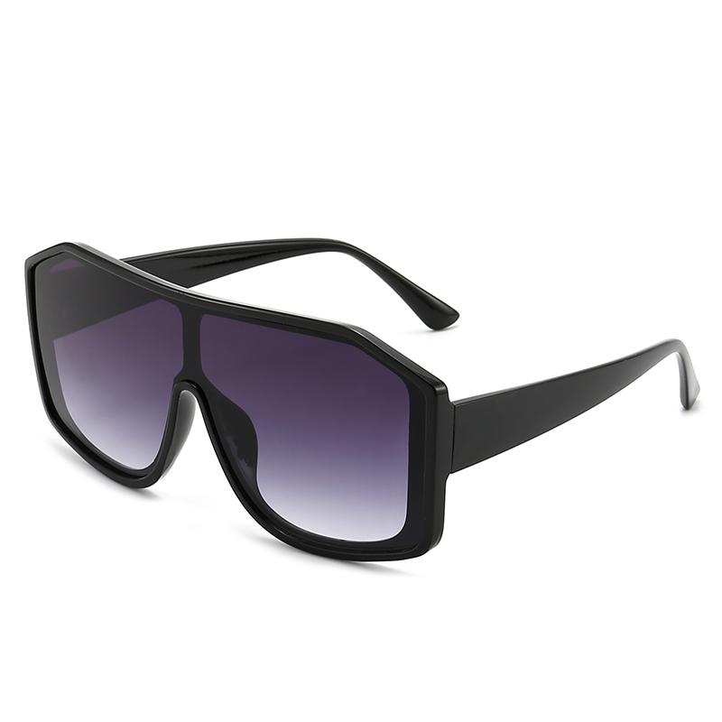 New Style Large-frame One-piece Sunglasses For Fashionable Street Photography Trendy Sunglasses With an Instagram Vibe For Women