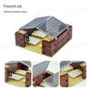 MOC Blocs de Construction Bâtiment Trench-Coat Militaire Blocs Base Militaire Ensemble de Jouets Compatible Briques d'Armes Militaires Pièces Jouets DIY pour Garçons Cadeau