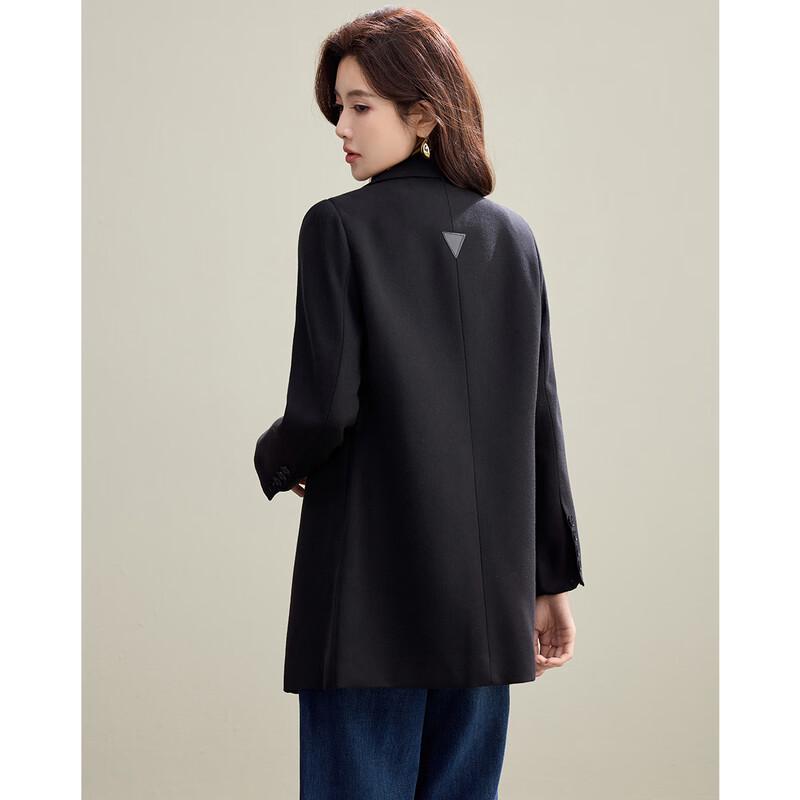 TERRE BLEUE Women's Stylish Loose-Fit Blazer