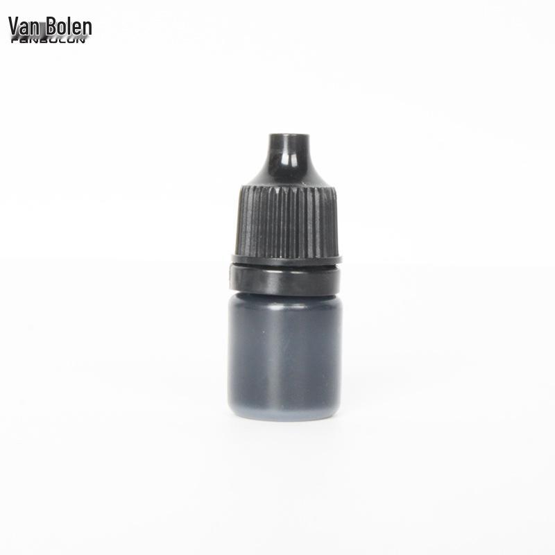 Compact High-Definition Quick-Dry Fingerprint Ink Pad (Red, Blue, Black) - Wash-Free & Anti-Counterfeit