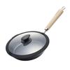 Fepan Iron Frying Made In Gas and IH Unpainted Increased Iron Frying Recipe Book Made of Made In Japan [26cm + Lid] Pan, Tsubame-Sanjo, Compatible,