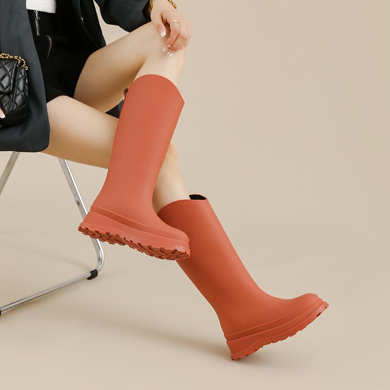 Fashion Adult Tall Waterproof and Non-slip Rain Boots
