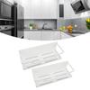 2PCS Magnetic Spice Rack for Refrigerator Carbon Steel Space Saving Spice   Magnetic Shelf for Kitchen Jars Seasoning Bottles