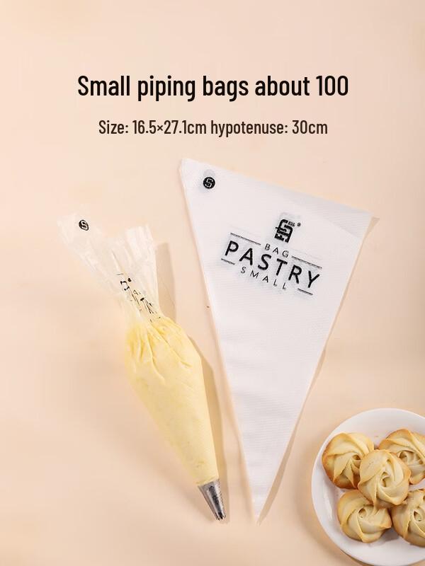 Zhao Ran 100-Count Disposable Small Thickened Piping Bags