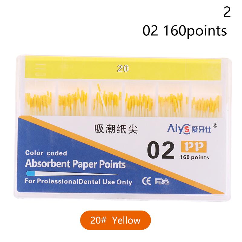 1 Коробка Стоматологічні Абсорбуючі Паперові Пункти Стерильні Змішані Розміри 02 04 06 Конусність 15-40 Стоматологічні Матеріали Ендодонтія Паперові Кінчики
