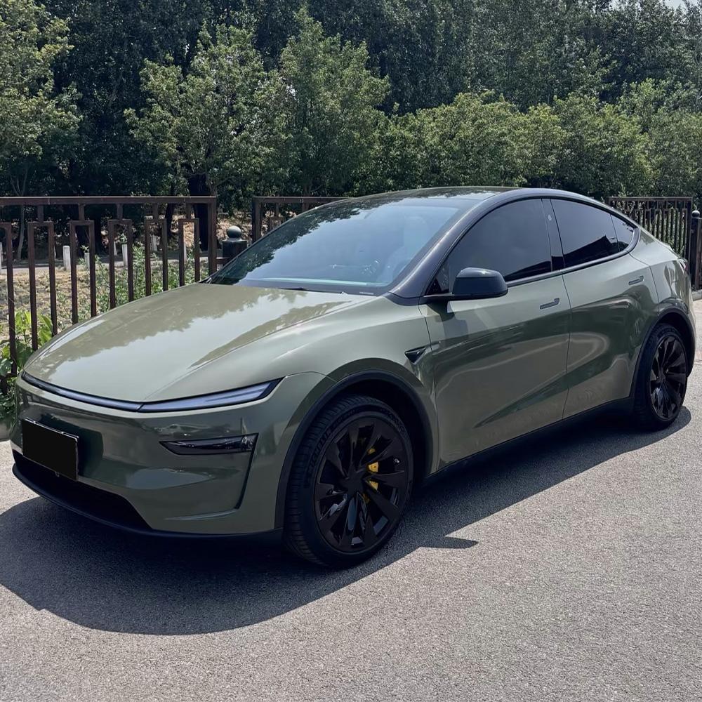 ONDO6 For Tesla Model Y Juniper 2025 2026 Pre-cut PPF DIY Dreamy Rock Gray Color Changing Film Anti-Scratch PET Paint Protection Film