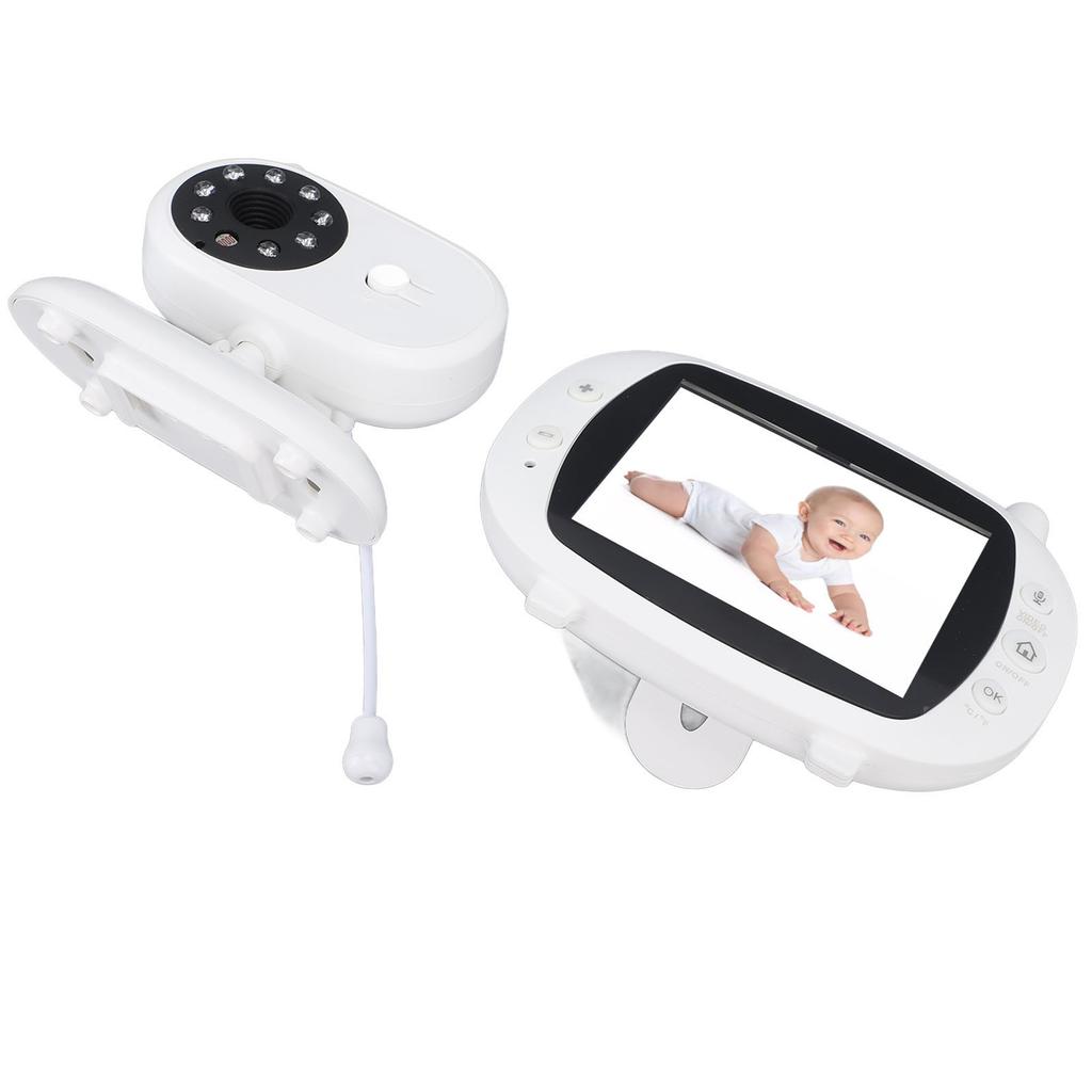 BM850 Baby Video Camera Wireless 2 Way Talk Night Vision 3.5in IPS Screen Night Light Zoom Video Baby Accessory